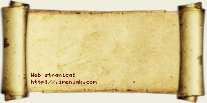 Georgina Roglić vizit kartica